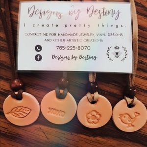 Handmade TerraCotta Necklaces for ESSENTIAL OILS